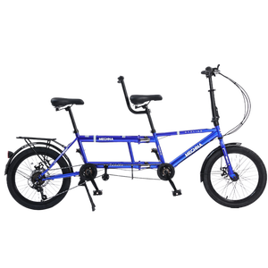 Vélo <span class=keywords><strong>tandem</strong></span> <span class=keywords><strong>trois</strong></span> <span class=keywords><strong>places</strong></span> pliable pour <span class=keywords><strong>trois</strong></span> personnes, vélo triple à 3 sièges - Product Image 3