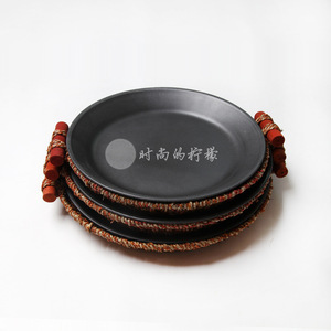 Serving <b>Tray</b> Non Stick Iron <b>Large</b> Size For Restaurant Use Solid Color Simple Style - Product Image 1
