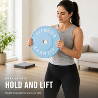 Gummi-Gewichtsscheiben Hantelscheiben-Set 5 kg 10 kg 15 kg 20 kg 25 kg Hellblau Vollgummi-Ausführung für Heimfitness