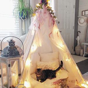 Nouvelle <span class=keywords><strong>tente</strong></span> tipi pour enfants <span class=keywords><strong>tente</strong></span> jouet pliable <span class=keywords><strong>de</strong></span> style <span class=keywords><strong>princesse</strong></span> pour intérieur et extérieur pour le camping et le jeu - Product Image 6