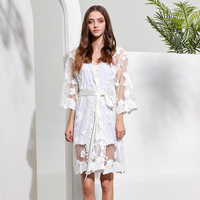 FUNG 3039 Vente en gros d'usine Robe de mariée en polyester pour femme pour la fête nuptiale et le mariage