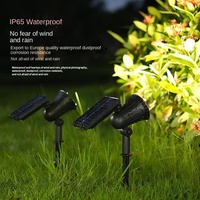 Lampes à LED de style moderne Lampe solaire pour arbre 5W à LED Lampe de sol étanche pour jardin extérieur et paysage Lampes à LED