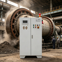 Station de lubrification professionnelle pour broyeur à billes à engrenages ouverts avec contrôle PLC, unité de pulvérisation huile-air de précision pour usine minière