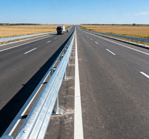 כביש <span class=keywords><strong>w</strong></span> קרן התרסקות מחסום חם מגולוון <span class=keywords><strong>Q235</strong></span> q345 Q345 אישור פלדה - Product Image 3