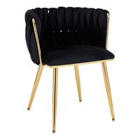 Mobilier de Restaurant Vente en Gros Style Nordique Moderne Fauteuil en Velours Pas Cher Chaises de Restaurant et Hôtel pour Salles à Manger