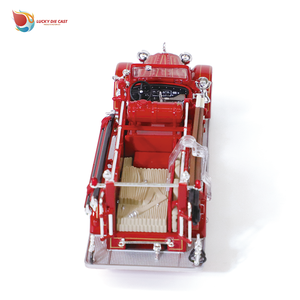 Lucky Die Cast 1935 Mike 75BX camion de pompiers 1/43 modèle moulé sous pression jouets échelle en métal modèle alliage voitures pour Collection - Product Image 5
