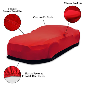 Housses de garage pour voitures de haute qualité, extensibles et élastiques, respirantes, anti-poussière, bâche de protection personnalisée pour usage intérieur - Product Image 4