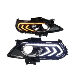 Pour Ford Mondeo Fusion 2013 2014 2015 2016 LED DRL feux de jour avec clignotants