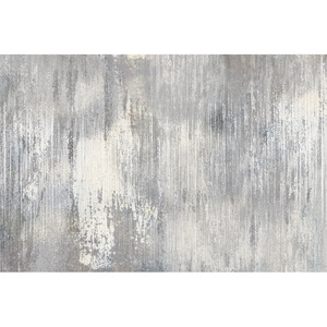 Tapis moderne Idan Wabi Sabi, 1 cm d'épaisseur, rayé, couleur unie, pour salon, chambre à coucher, antidérapant, silencieux, facile à nettoyer - Product Image 5
