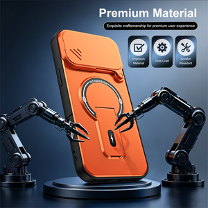<span class=keywords><strong>Cover</strong></span> per Telefono con Protezione per Fotocamera Scorrevole, Anti-Graffio, con Supporto Verticale e Orizzontale, Compatibile con Ricarica Wireless per <span class=keywords><strong>TCL</strong></span> <span class=keywords><strong>30</strong></span> <span class=keywords><strong>SE</strong></span> - Product Image 5