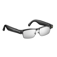 Lunettes de soleil intelligentes avec assistant vocal IA, enregistrement photo/vidéo et enregistrement d'appels Bluetooth, reconnaissance d'images rapide, lunettes de soleil musicales