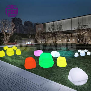 Luces Navideñas Comerciales LED 3D con Motivo de Piedra Brillante, IP65, PVC, Decoración Festiva para Parques Temáticos, Calles de Ciudades y Plazas Abiertas - Product Image 3