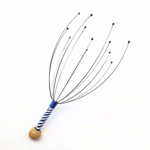 Scalp Massager Stainless Steel Hand Held Scalp <strong>Head</strong> Massager Octopus <strong>Head</strong> <strong>Scratcher</strong> - Product Image 5
