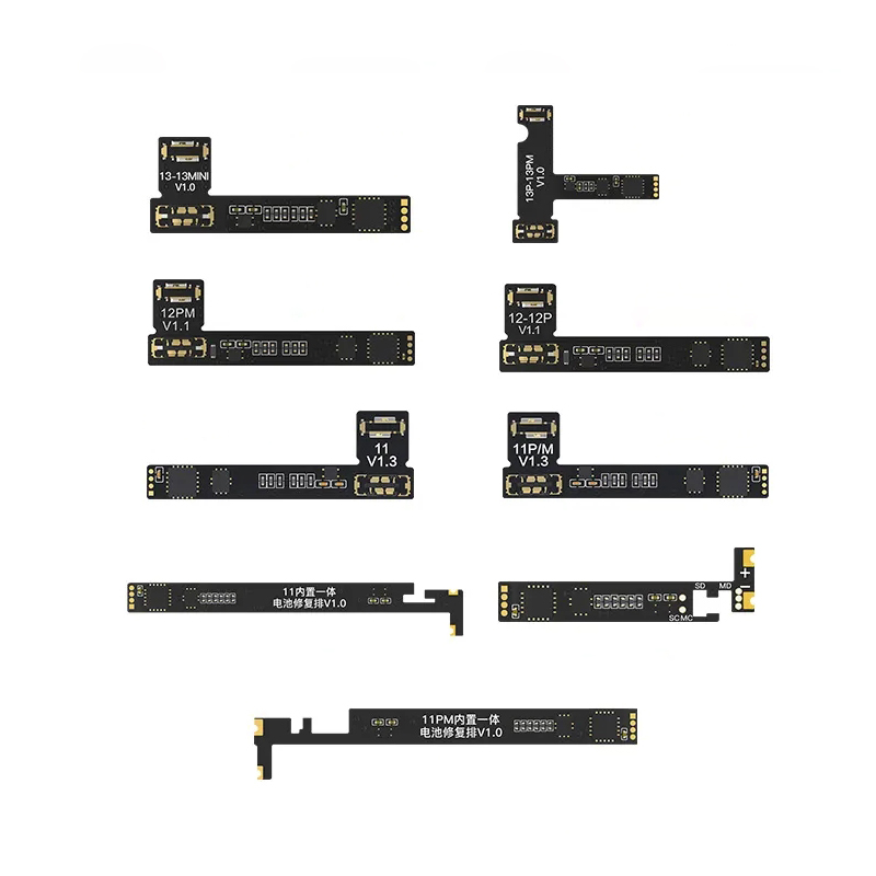 Плата для ремонта аккумулятора, гибкий внешний кабель для iPhone 11/12/13 Pro Max, ремонт аккумулятора, гибкий кабель JC