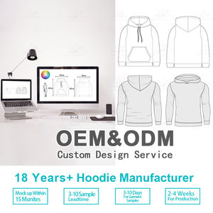 เสื้อฮู้ดสำหรับผู้ชายผ้าฝ้าย100พิมพ์ลายพัฟฟ์โอเวอร์ไซส์ - Product Image 5