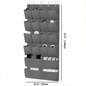 Wall Mounted Over the Door Hanging <b>Shoe</b> Organizer, Hanging <b>Shoe</b> Organizer, Behind Door Hanging <b>Storage</b> Organizer with 20 Pockets - Product Image 6