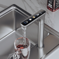 Robinet intelligent à chauffage rapide - Sortie d'eau chaude instantanée, débit d'eau important, réglages de température personnalisés