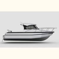 Bateau de pêche en aluminium Easy Craft de 7,5 m (25 pieds) de conception nouvelle
