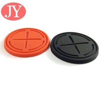 Patchs en silicone gaufré 3D de 25mm de diamètre, étiquettes souples tactiques, patch en caoutchouc PVC pour vêtements, chapeaux, techniques brodées