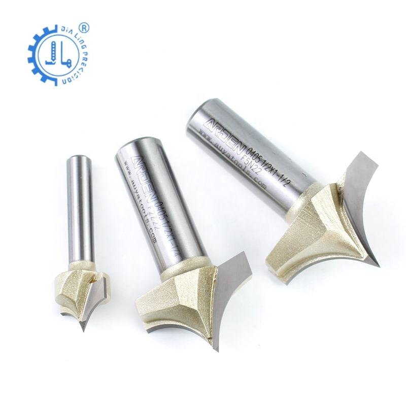 Point Cutting Roundover Router Bit - Carbide Tipped Tool