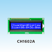 Module d'affichage LCD personnalisé CH1602A 1602, écran LCD à caractères personnalisés 16x2, affichage monocrome à cristaux liquides, type COB personnalisé QAPASS