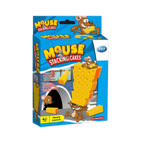 Jeu de société familial, jeu de souris empilables au fromage, en plastique, amusant, éducatif, jeu d'équilibre pour enfants