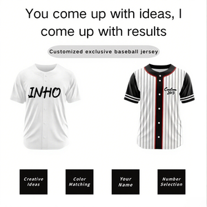 Maillots de <span class=keywords><strong>baseball</strong></span> personnalisés bleu et blanc avec logos brodés, uniformes cousus - Product Image 4