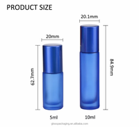 Vente en gros de flacons de parfum en verre à bille de 5 ml et 10 ml personnalisés, en brun et noir, avec boîte, design unique