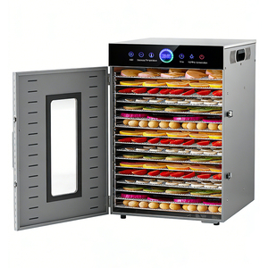 Déshydrateur alimentaire populaire en acier inoxydable pour la maison, 16 couches, pour poisson séché, porc, bœuf, poulet, saumon, crevettes, haricots - Product Image 1