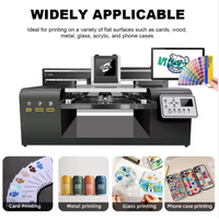 Impresora de Inyección de Tinta Plana UV DTF 5060, Máquina de Transferencia UV Profesional para Pequeñas Empresas, Creación de Logotipos y Patrones en Adhesivos