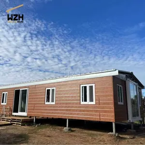 Couleurs personnalisables, maisons mobiles préfabriquées, conteneur modulaire, petite maison avec toit renforcé