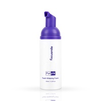 Nettoyant naturel de fabrication d'usine avec mousse au fluorure blanchissant le dentifrice en mousse violette