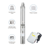 Pompe submersible à haut débit DAYUAN Factory OEM 100QJD16 en acier inoxydable pour l'irrigation des fermes