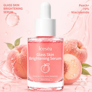 Sérum Visage Hydratant et Éclaircissant à Marque Blanche avec Extrait de Pêche et Acide Hyaluronique 30ml pour Peaux Grasses et Teint Irrégulier - Product Image 2