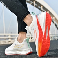 Chaussures de course décontractées pour hommes, nouvelle collection, avec plaque en carbone, maille respirante, baskets de sport tendance printemps-été