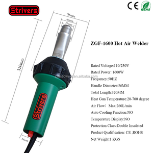 Machine à souder en coin 1800W 220V machine à souder à revêtement <span class=keywords><strong>PEHD</strong></span> PELD épais avec testeur de couture de soudage avec kit de pistolet thermique - Product Image 3