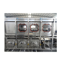 Máquina Automática de Llenado, Tapado y Lavado de Bidones de Plástico de 5 Galones (19-20L) para Agua Mineral Potable, 300BPH