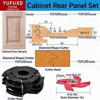 Couteau de découpe pour cadre de porte d'armoire YUFU Diamond à longue durée de vie, revêtement TiCN, lame détachable et remplaçable, support OEM personnalisé 3