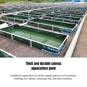 Bâches en toile épaisse HatchHives pour l'élevage de crevettes, d'écrevisses et de homards, avec sortie de drainage, en vente - Product Image 1