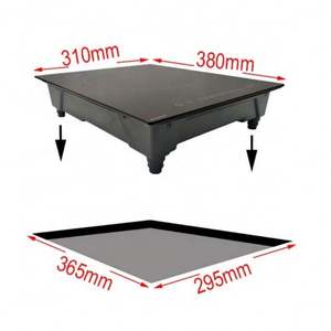 Placa de Inducción Portátil LINFENG de un Solo Quemador, 2KW - Product Image 3