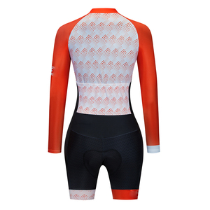Ensemble de vêtements de cyclisme à manches longues pour équipe de triathlon et <span class=keywords><strong>VTT</strong></span> <span class=keywords><strong>combinaison</strong></span> cycliste aérodynamique <span class=keywords><strong>combinaison</strong></span> cycliste Ropa Maillot Ciclismo - Product Image 4