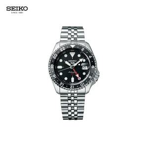 Seiko 5 גברים gmt בלוק צבע שרשרת חמש חרוז ספורט מכני גברים ssk003k1 nh34 גביש ספיר תנועה קריסטל - Product Image 4