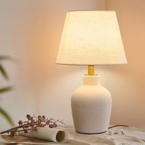 Lámpara de Mesa de Porcelana de Estilo Chino, Lámpara de Noche de Lujo para Dormitorio, Decoración Zen de Hotel de Jingdezhen - Product Image 6