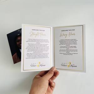 Sac d'emballage en satin pour perruque de marque de luxe, impression personnalisée de brochure en papier, sac cadeau en papier, sac en soie - Product Image 5