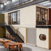 Maison préfabriquée moderne à assemblage rapide avec panneaux sandwich pour bureau, hôtel, atelier, chambre, café