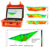 Équipement de prospection géophysique 2D par résistivité et polarisation induite, équipement de tomographie par résistivité électrique
