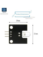 Módulo de LED, Diodos Emisores de Luz de 5mm, Blanco, Rojo, Amarillo, Verde, Azul, Placa de Desarrollo de Microcontroladores, Componentes Electrónicos