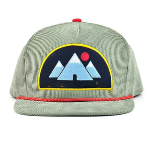 Gorra Snapback Personalizada al por Mayor de 5 Paneles Unisex con Bordado, Tela de Pana Transpirable, Impermeable, Talla Ajustable, de Alto Rendimiento - Product Image 2