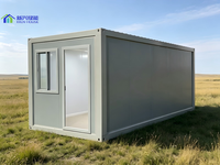 Maison conteneur pliable, empilable, préfabriquée, portable, plusieurs unités combinées pour créer un grand espace