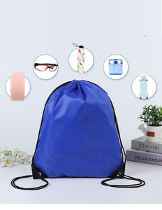 MOQ bajo, bolsa de cuerda reutilizable personalizada, mochila con cordón, bolsa de cordón de poliéster, mochila escolar para actividades al aire libre - Product Image 5